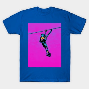 My First Zipline Ride!- Ziplining T-Shirt